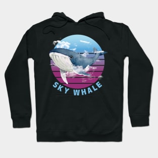 Sky Whale Floating In The Clouds Hoodie